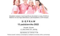 Bezpłatne badania mammograficzne