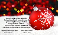 Życzenia z okazji Świąt Bożego Narodzenia