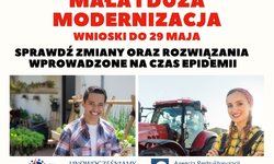 Informacje dot. składania wniosków na Modernizację gospodarstw rolnych oraz Restrukturyzację małych gospodarstw
