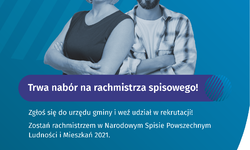 Termin naboru na rachmistrza spisowego przedłużony do 16 lutego 2021 r. do godz. 15.30