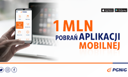 Ponad milion pobrań aplikacji mobilnej PGNiG