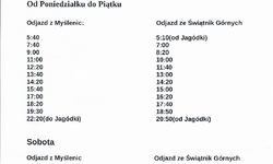 Zmiana kursowania busów od 01. 02.2022