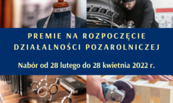 Premie na rozpoczęcie działalności pozarolniczej