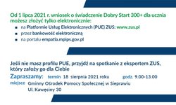 Dobry Start 300+  Przypominamy o spotkaniu