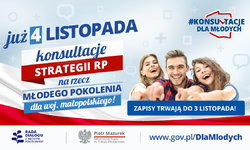 Zapisz się na konsultacje strategii dla młodych w woj. małopolskim!